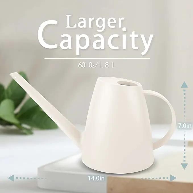 Watering Can for Indoor Plants, Small Watering Cans for House Plant Garden Flower, Long Spout Water Can for Outdoor Watering Plants 1.8L 1/2 Gallon by GreenHaven Gardens