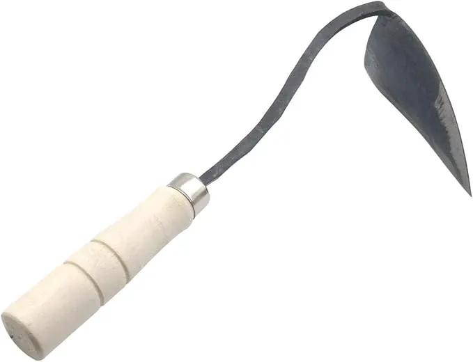 SUPIA Korean Gardening Tool ho-mi Hand Plow Hoe Spade, Trowel, Weeder, and More! an Excellent Tool for use in Any Vegetable or Flower Garden (General Triangle) by GreenHaven Gardens