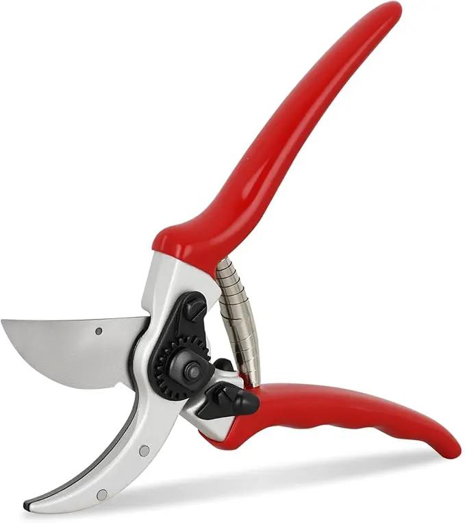 Yesker Pruning Shears Pruners for Gardening 8.5 in Professional Bypass Garden Scissors with Sharp SK5 Steel Blade Heavy Duty Hand Garden Shears Clippers for Branch Flower Plant Trimming Cutting Tools by GreenHaven Gardens