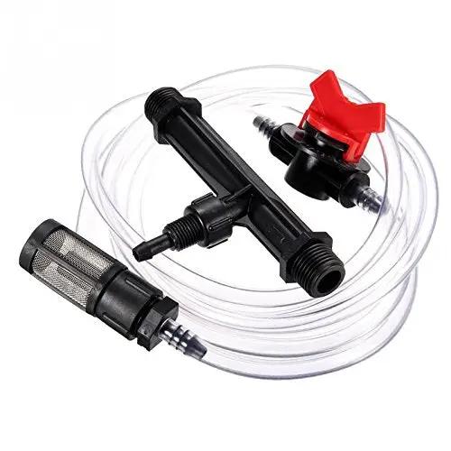 1/2 Inch Irrigation Venturi Fertilizer Kit Mixer Injectors Tube Switch Filter by GreenHaven Gardens