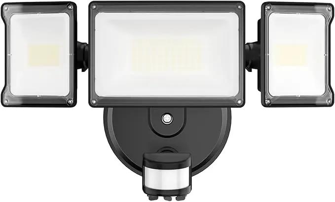 Onforu 65W Motion Sensor Outdoor Lights, 6000lm 6500K Daylight Flood Light Outdoor Motion Sensor, IP65 Waterproof Motion Detected Lights for Outside, Hardwired LED Security Light for Garage Yard by GreenHaven Gardens
