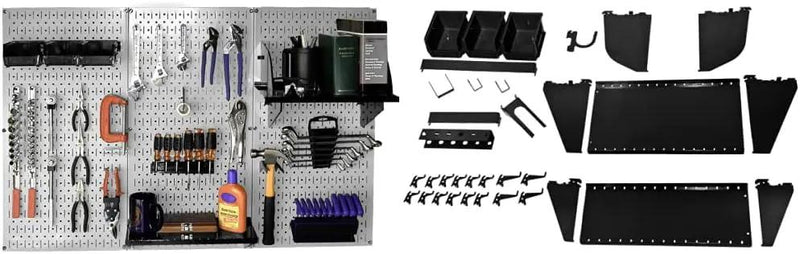 Wall Control Metal Pegboard and Accessory Kit by GreenHaven Gardens