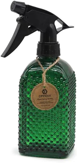 OFFIDIX Fine Mist Plant Mister,Handheld Pressure Glass Spray Bottles,Watering Can with Adjustable Nozzle for Outdoor Indoor Gardening and Cleaning Work (Green) by GreenHaven Gardens