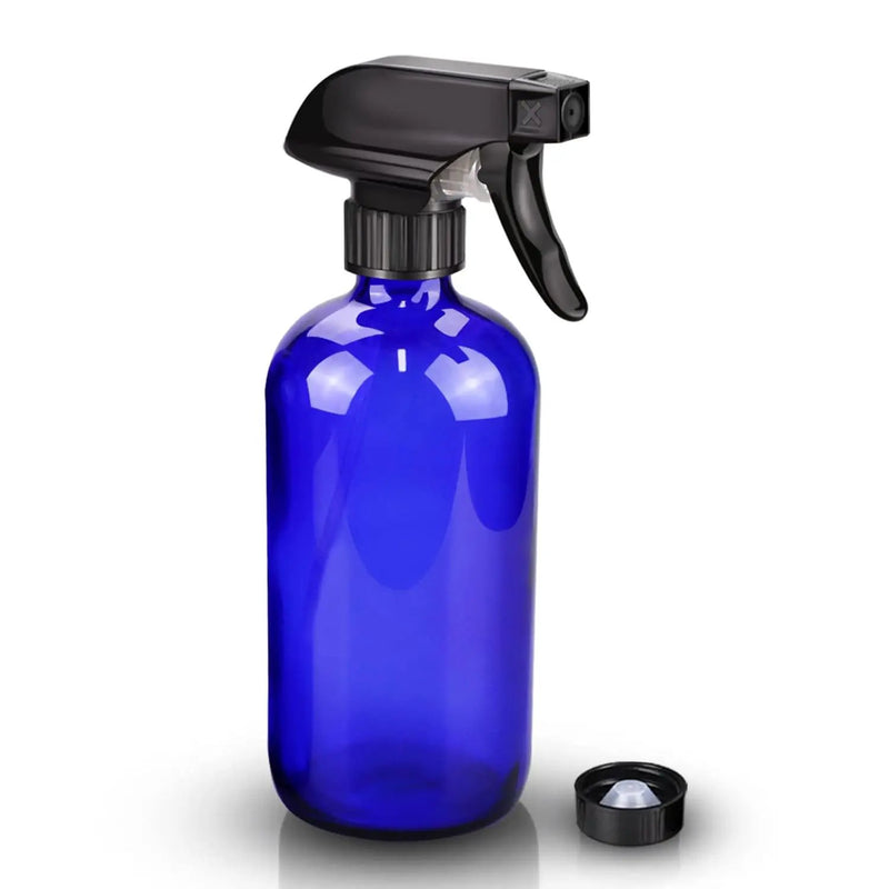 Wedama Glass Spray Bottles, 16 oz Glass Spray Bottles for Cleaning Solutions and Essential Oils, Refillable Empty Spray Bottle with Adjustable Nozzles for Alcohol, Plant and Hair Care (1 Pack) by GreenHaven Gardens