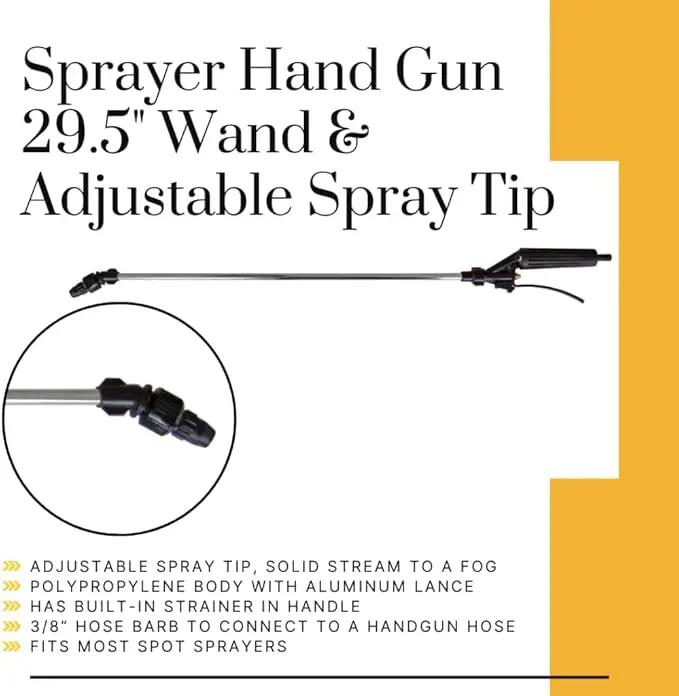 25 Gallon Bronze Spot Sprayer – 1.2 GPM High-Flo 12V Pump, EcoGun with Adjustable Nozzle, 15’ Hose – ATV/UTV Lawn & Garden Sprayer for Weed & Pest Control by GreenHaven Gardens