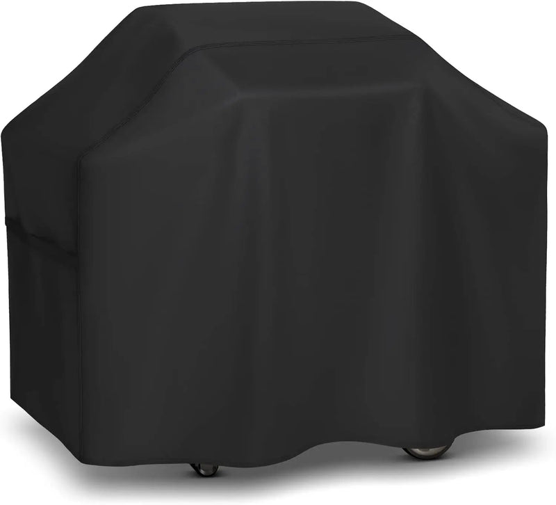 55 Inch Grill Cover for Outdoor Grill, Waterproof Fade Resistant BBQ Grill Cover, Weather Resistant Gas Grill Cover, Fits Weber, Charbroil, Nexgrill and More Grills, Black by GreenHaven Gardens