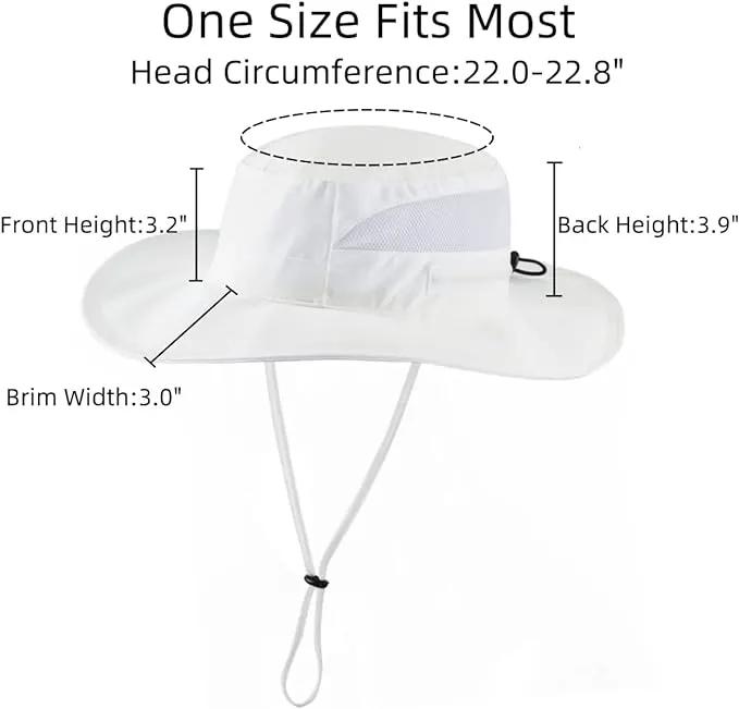 Connectyle Women's UPF 50+ Sun Hat UV Protection Wide Brim Bucket Hat Summer Beach Hats Fishing Hiking Outdoor Safari Hats by GreenHaven Gardens