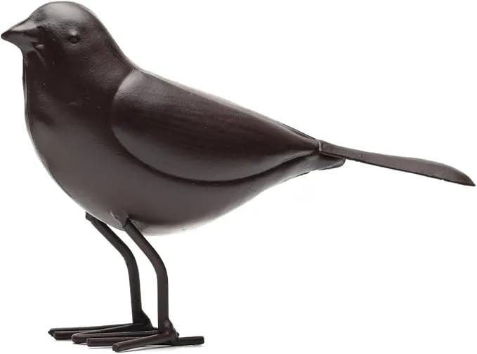 Decorative Small Nostalgia Style Cute Bird Art Iron Sculpture Figurine Home & Office & Garden Decoration, Rust/Brown (American Robin) by GreenHaven Gardens