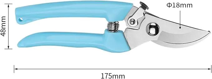 Curve Gardening Scissor with Sharp Stainless Steel Blade Garden Shears for Cutting Flowers Trimming Plants of Yard Florist Flower Rose Herb Hedge Bonsai and Fruits Picking by GreenHaven Gardens