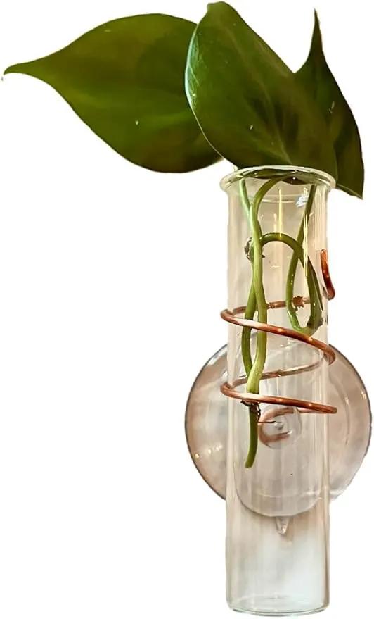 The Little Window Propagator- Window Plant Propagation Station with Removable Glass Test Tubes, Indoor Clippings, Cut Flowers, Herbs, Succulents | Home Decor | Plant Lover Gift by GreenHaven Gardens