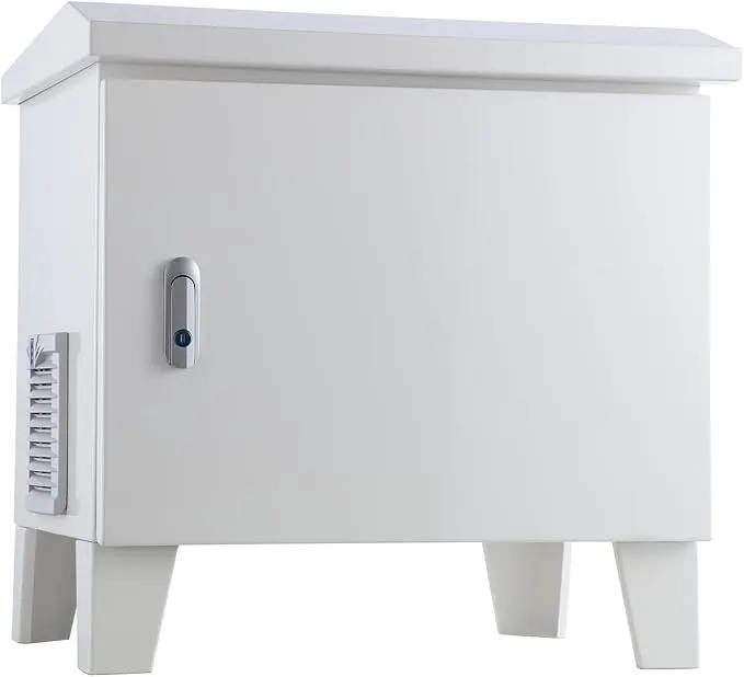 Pond Aerator Weatherproof Outdoor Cabinet,20.8”×16.9”×20.8” with Cooling Fan,pre-wired outlet by GreenHaven Gardens