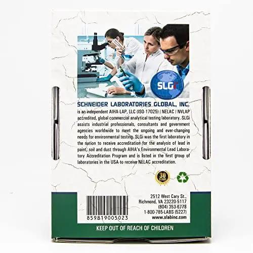 Lead Test Kit in Paint, Dust, or Soil 1PK (1 Bus. Day) Schneider Labs by GreenHaven Gardens