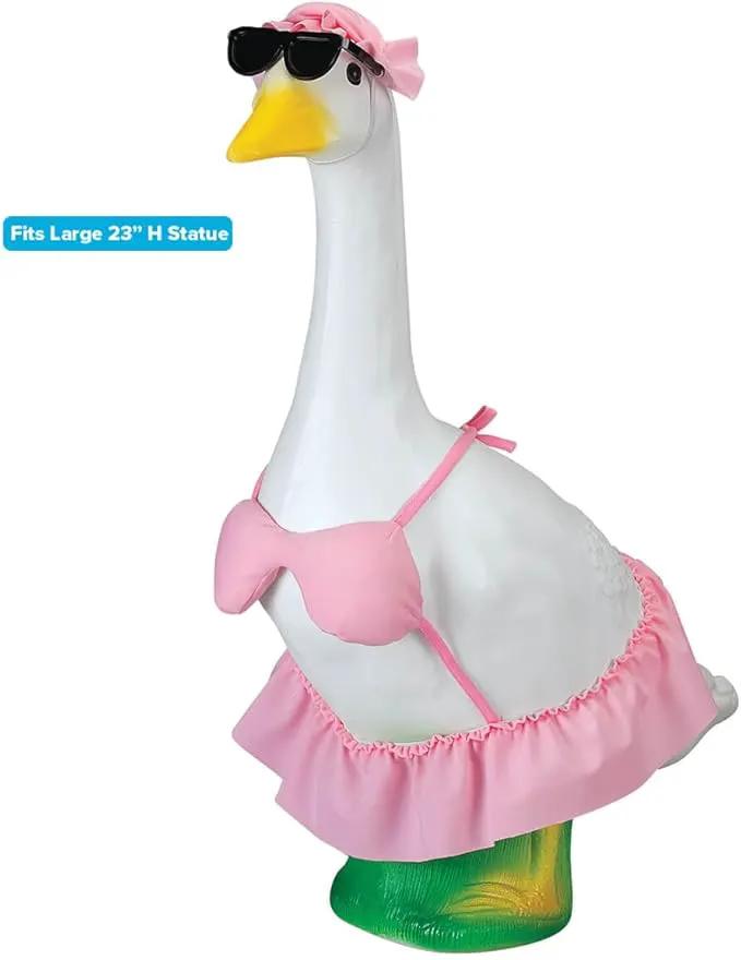 Fox Valley Traders Bikini Goose Outfit by GagglevilleTM, Fits Large 23" H Statue by GreenHaven Gardens