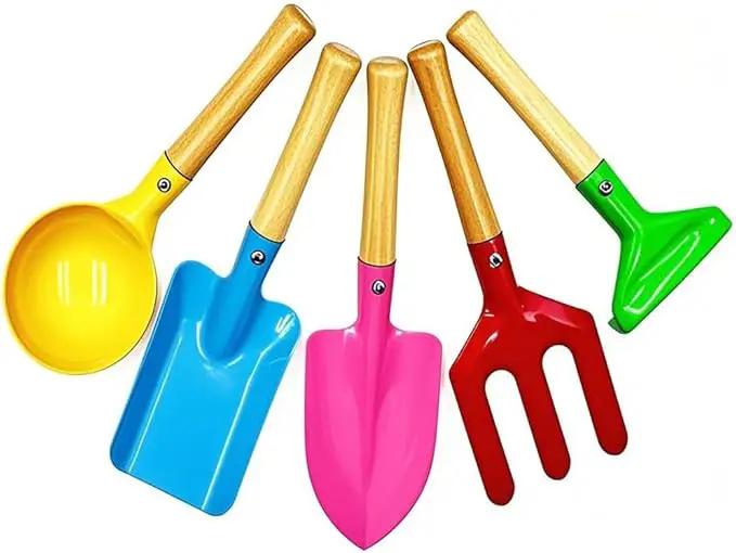 IELEK Gardening Tools Trowel, Rake, Shovel, Spoon, Fork for Gardening Tools Best Outdoor Easter Gift by GreenHaven Gardens
