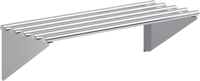 AmGood 14 in. x 36 in. NSF Stainless Steel Tubular Wall Shelf | Heavy-Duty Metal Shelving for Appliances & Equipment | Ideal for Kitchen, Restaurant, Garage, Laundry, Utility Room by GreenHaven Gardens
