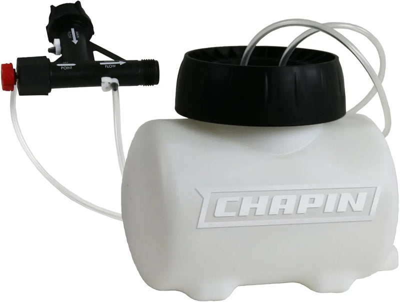 Chapin 4720 2-Gallon HydroFeed in-Line Fertilizing Injection System for Sprinklers and Direct Hose Use, 1-Pack, Translucent White by GreenHaven Gardens