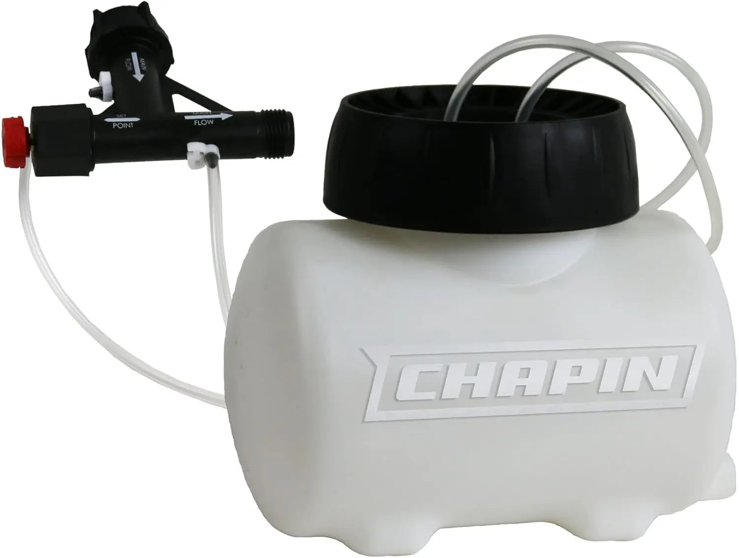 Chapin 4710 1-Gallon HydroFeed in-Line Fertilizing Injection System for Sprinklers and Direct Hose Use, 1-Pack, Translucent White by GreenHaven Gardens