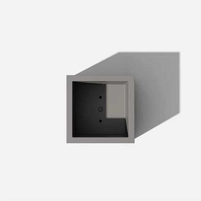 Veradek Block Series Cube Plastic Planter - Large Square Planter for Indoor or Outdoor Patio/Garden | Durable All-Weather Use with Drainage Holes | Modern Décor for Tall Plants, Trees, Flowers by GreenHaven Gardens