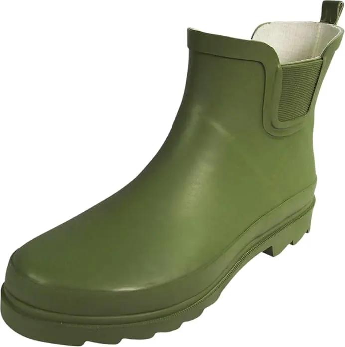 NORTY - Womens Ankle Rain Boots - Ladies Waterproof Winter Spring Garden Boot runs ½ size large by GreenHaven Gardens