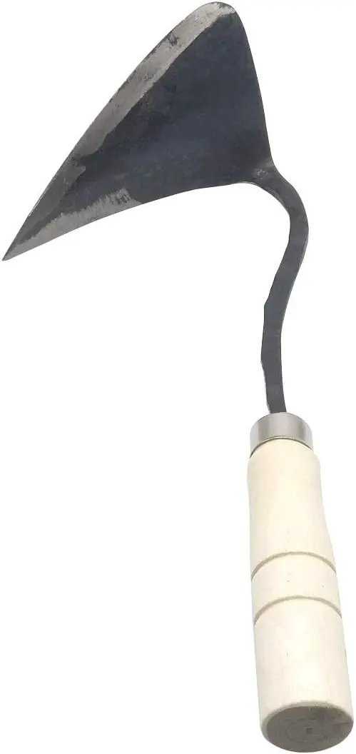 SUPIA Korean Gardening Tool ho-mi Hand Plow Hoe Spade, Trowel, Weeder, and More! an Excellent Tool for use in Any Vegetable or Flower Garden (General Triangle) by GreenHaven Gardens