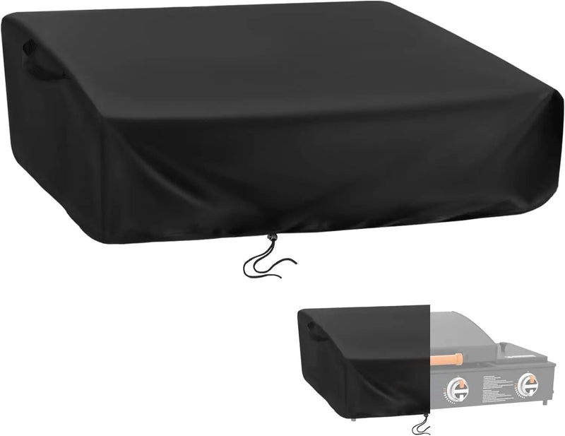 Kingling Grill Cover for Blackstone 1860 2225 On The Go Range Top Combo Griddle, 41 inch Waterproof & Dustproof Outdoor Grill Cover (Cover Only) - Black by GreenHaven Gardens