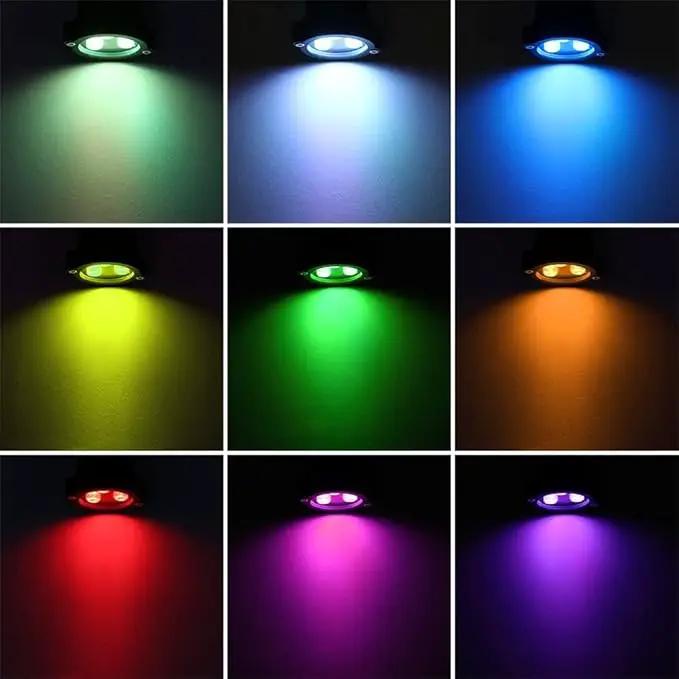 OurLeeme Lawn Flood Light Stake, 2-in-1 Waterproof Outdoor Remote controlle Landscape Lighting Spotlight Wall Light for Yard Garden Driveway Pathway Pool (4 Pack) by GreenHaven Gardens