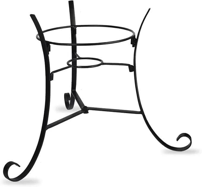 12" Tall Iron Gazing Ball Stand, Classic Stylelish Garden Hardware Metal holder for 8/10/12-Inch, Strong and Durable handmade Gazing Globe Display Stand Decoration for Outdoor, Home, Yards by GreenHaven Gardens