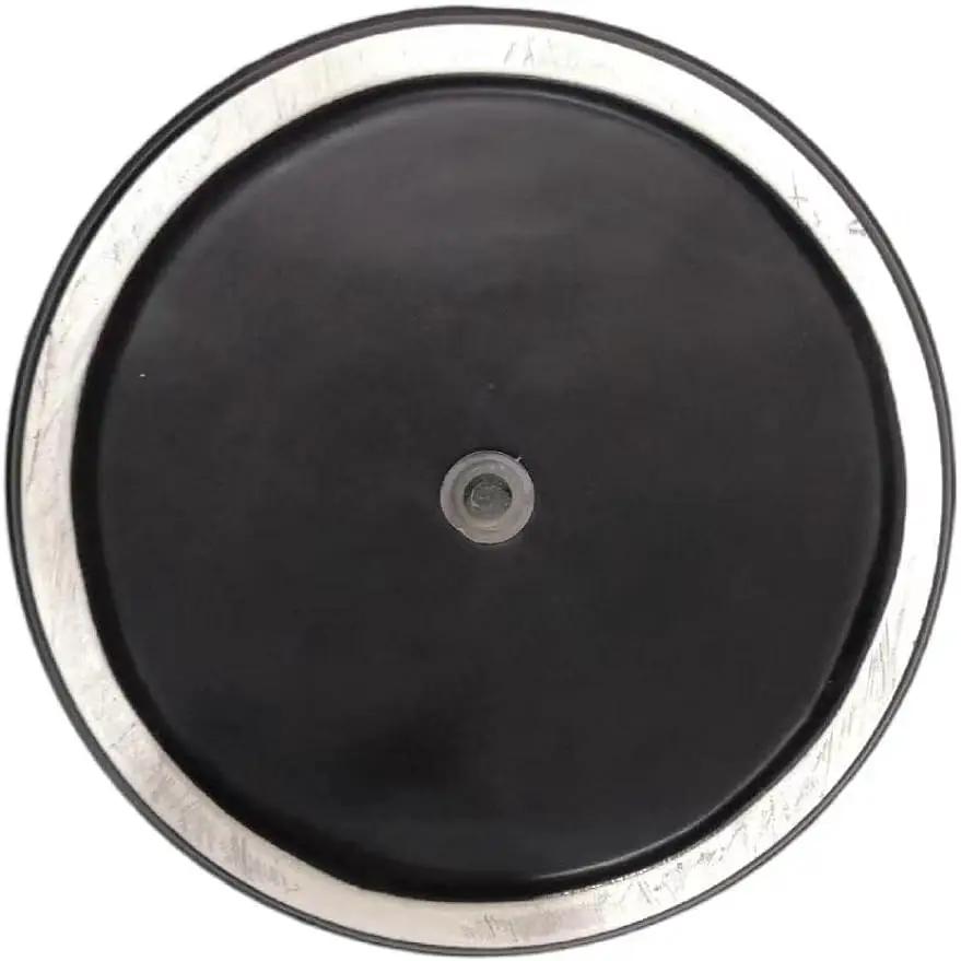 Amazon Basics Fluted Round Ceramic Planter, 8-Inch, Black by GreenHaven Gardens