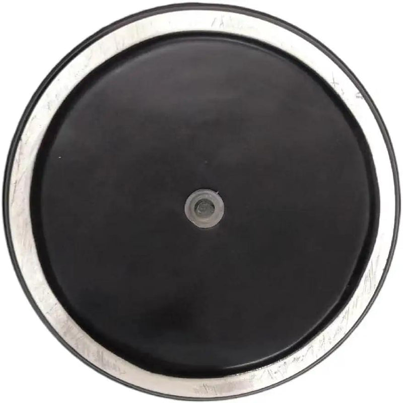 Amazon Basics Fluted Round Ceramic Planter, 8-Inch, Black by GreenHaven Gardens