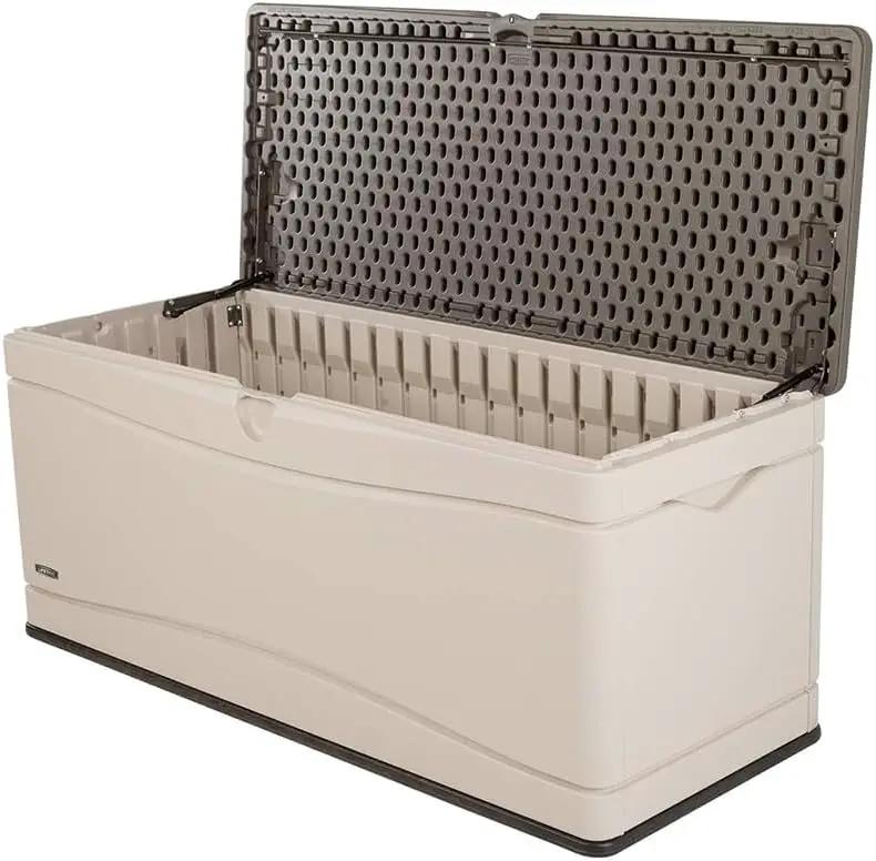Lifetime 60012 Extra Large Deck Box, 130 Gallon, Desert Sand/Brown by GreenHaven Gardens
