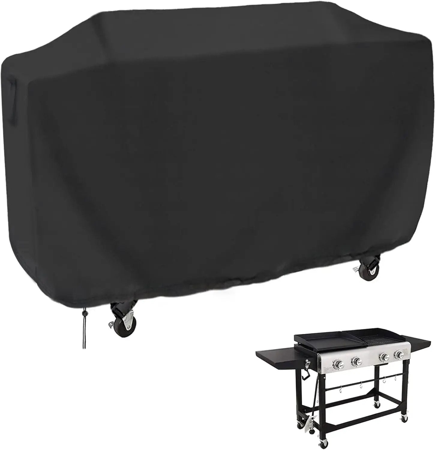 Flat Top Grill Cover for Royal Gourmet GD401 Propane Gas Grill, 68 Inches Waterproof Cover for Outdoor 36“ Griddle/Propane Griddle/Gas Griddles/Flat Grill-68 x 23 x 35.8 inches by GreenHaven Gardens