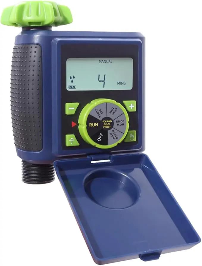 Single Water Timer Garden Irrigation Controller Sprinkler Hose Timer with Big Dial and Large LCD Screen Automatic Electronic Solenoid Valve by GreenHaven Gardens