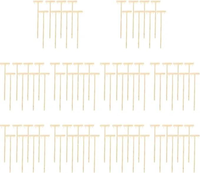 EXCEART Mini Rake Set - 80 Pcs Meditating Sand Zen Garden Accessories - Bamboo & Wood Adjustable Tools by GreenHaven Gardens