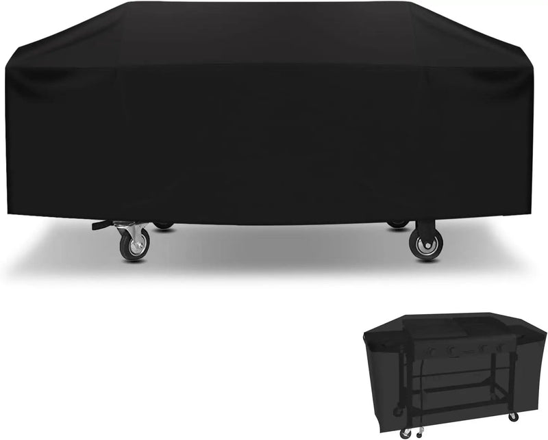 Grill Cover for Royal Gourmet GD401 GD402 4-Burner Gas Grill Griddle Combo,Outdoor Flat Top Griddle Cover for Royal Gourmet GD401C GD403 4 Burner Griddle - 66 X 23 X 36 Inch by GreenHaven Gardens