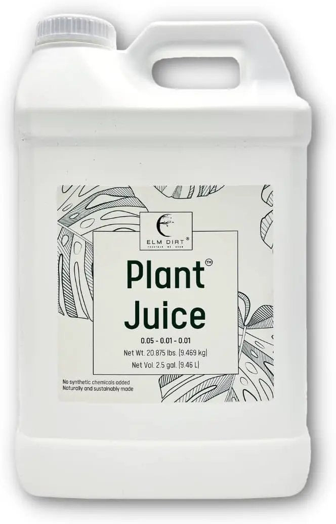 Elm Dirt Plant Juice Organic Fertilizer for All Purpose Plants - Plant Food Indoor House Plants | Liquid Plant Food Outdoor & Indoor Plant Fertilizer for Vegetables, Succulents & Hydroponic 2.5Gallon by GreenHaven Gardens