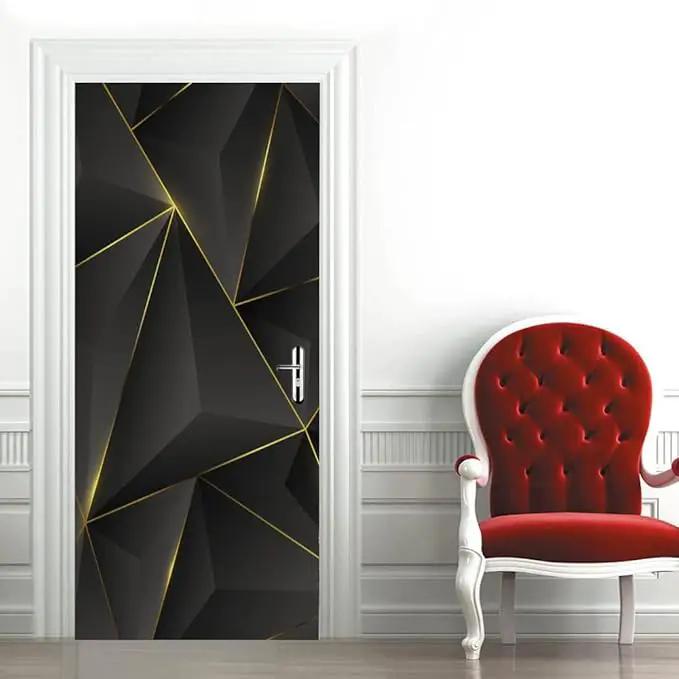 3D Peel and Stick Murals - Three-dimensional Wallpaper Self-adhesive Decals Removable PVC Waterproof Door Poster for Bedroom Living Room Wall Decoration 33.9 x 78.7 inch by GreenHaven Gardens