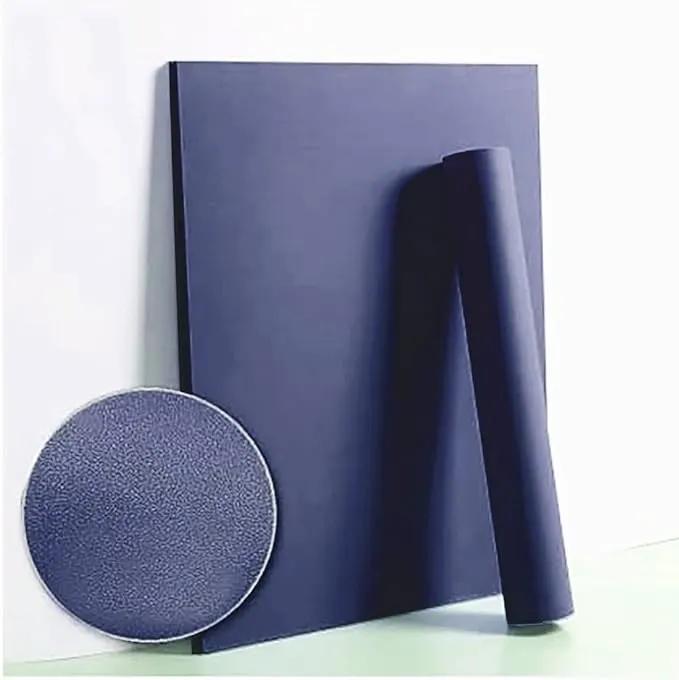 Dimoon 236''x17.7'' Blue Peel and Stick Wallpaper Contact Paper Modern Self Adhesive Wall Paper Removable Renter Friendly Textured Solid Color Shelf Cabinet Vinyl Roll (236''x17.7'',Tibetan Blue) by GreenHaven Gardens