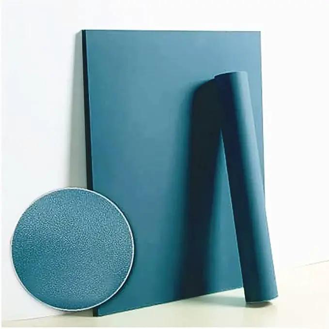 Dimoon 118''x17.7'' Blue Peel and Stick Wallpaper Contact Paper Modern Self Adhesive Wall Paper Removable Renter Friendly Textured Solid Color Shelf Cabinet Vinyl Roll (118''x17.7'',Dark Blue) by GreenHaven Gardens
