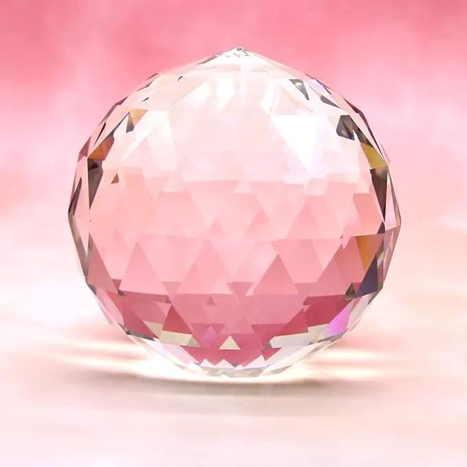 Clear Glass Crystal Ball Prisms Window Rainbow Maker Sphere Faceted Gazing Ball Prism Prism Suncatcher for Home Décor, Feng Shui, (120mm/4.72inch) by GreenHaven Gardens