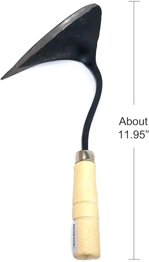 SERENITA Lawn Grass Edger Hoe Garden Tool Weeding Tools for Garden. Homi Korean Plow Easy Digger with Blade. Less Effort Easy Farming Tool by GreenHaven Gardens