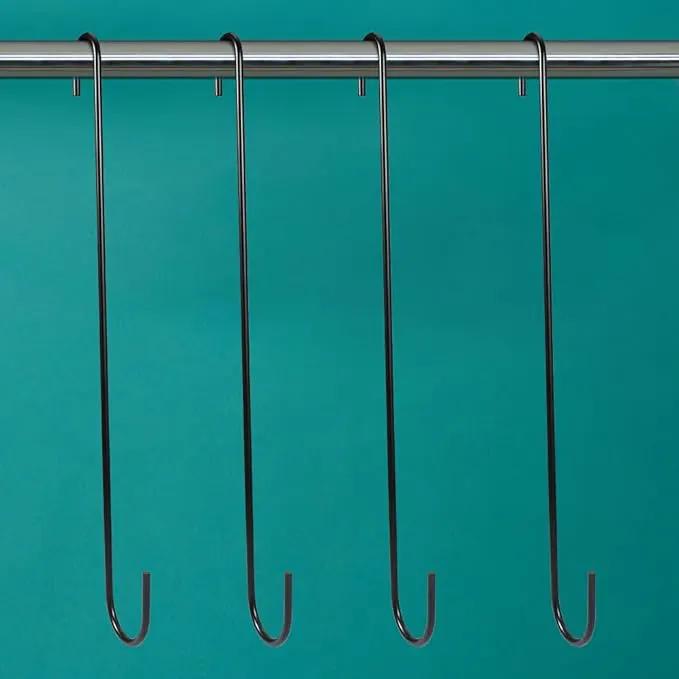 Vindar 4 Pack 16.5 Inches Bird Feeder Hook Extra Large S Hooks Heavy Duty Hooks Hangers for Tree Branch, Bird Feeder, Hummingbirds Feeders, Bird House, Office, Wind Chimes, Lanterns, Gardening Tools by GreenHaven Gardens