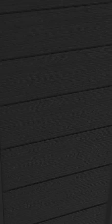 Keter Set of 2 Resin Modern Outdoor 22 Inch Tall Large Flower Pots, Tapered Wood Look Planters for Outdoor Plants and Front Porch Decor, Graphite by GreenHaven Gardens