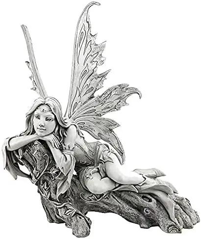 Design Toscano Pause to Ponder Fairy Garden Statue by GreenHaven Gardens