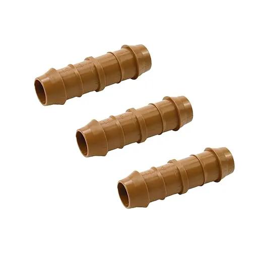 Dnyta 20pcs Drip Irrigation Fittings Drip Line Connectors Kit 17mm Drip Irrigation Tubing 1/2 Inch Drip Irrigation Kit for Most 1/2" Irrigation Tubing or Sprinkler Systems by GreenHaven Gardens
