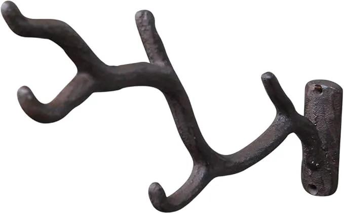 GSM Cast Iron Tree Branch Themed Plant Hook by GreenHaven Gardens
