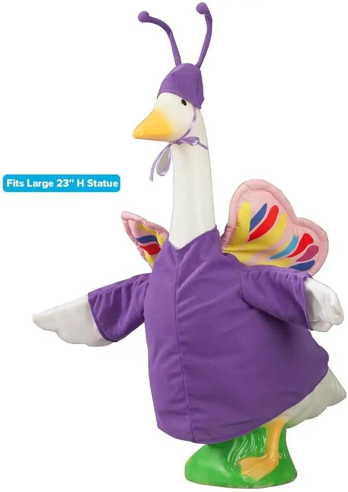 Fox Valley Traders Butterfly Goose Outfit by GagglevilleTM, Fits Large 23" H Statue by GreenHaven Gardens