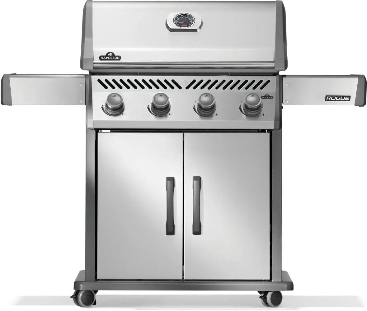 Napoleon Rogue 525 Natural Gas Grill, Stainless Steel, Durable 4-Burner Gas Grill by GreenHaven Gardens
