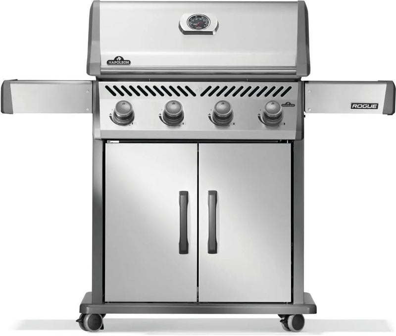 Napoleon Rogue 525 Natural Gas Grill, Stainless Steel, Durable 4-Burner Gas Grill by GreenHaven Gardens