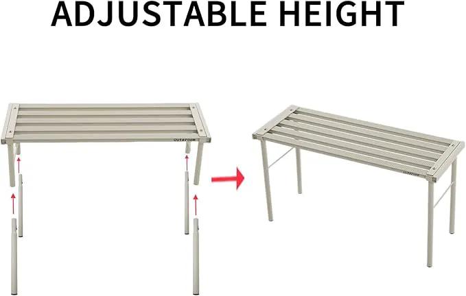 Metal Plant Stand, Rust-proof Aluminum Flower Pot Stand, Plants Display Stands Decoration Racks for Living Room Balconies and Gardens (90 White) by GreenHaven Gardens