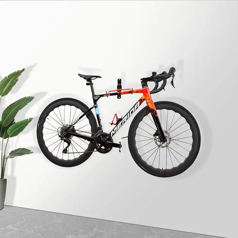 Wall Mount Bike Rack,Bike Hanger Horizontal,Bicycle Holder Heavy Duty,Garage Bike Storage,Garage Organization Bicycle Hook with Rubber,Foldable and Adjustable Angle(2 pack) by GreenHaven Gardens